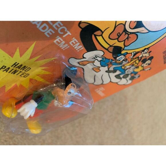 Disney-Kins Mickey Mouse Hand Painted 1972 Hong Kong Durham New in Package - Picture 4 of 4